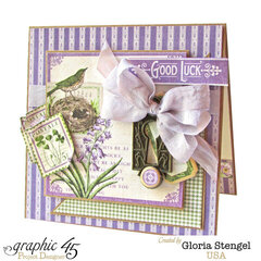 Graphic 45 Time To Flourish March Card 1