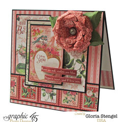 Graphic 45 Time To Flourish February Card 2