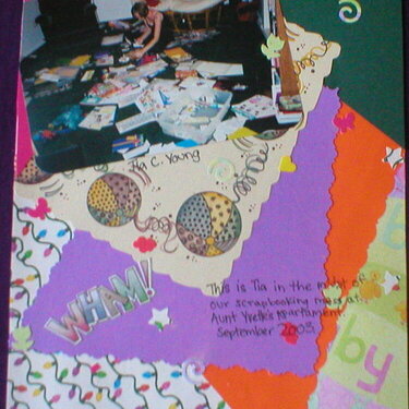 Scrapbook mess