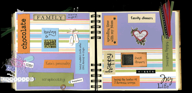 &quot;What Makes Me Happy&quot; Circle Journal Spread 2