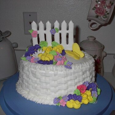 Basket Weave Cake