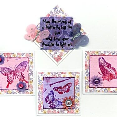 Butterfly deco squares