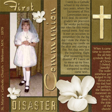 First Communion Disaster