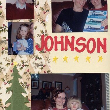 Johnson Family Christmas (left)