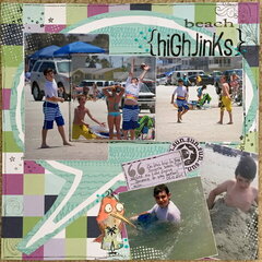 beach highjinks
