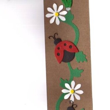 Ladybug bookmark
