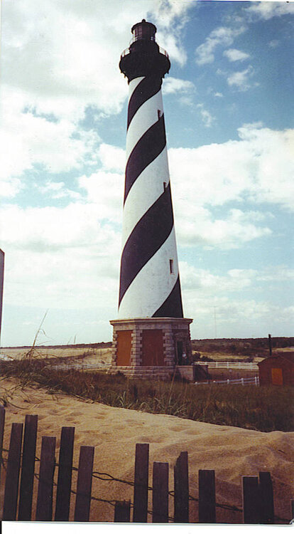 A lighthouse on the Outer Banks