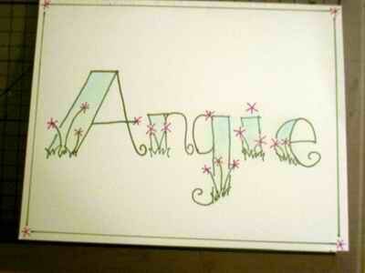 card for Angie