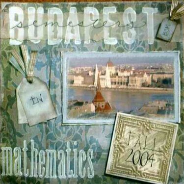Budapest album title page