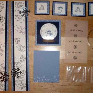 Winter Page Kit - show off swap