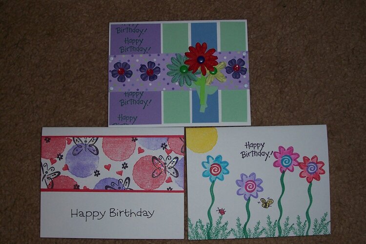 Spring Birthday Cards