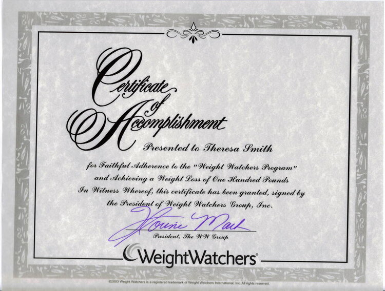 Weight Loss Awards