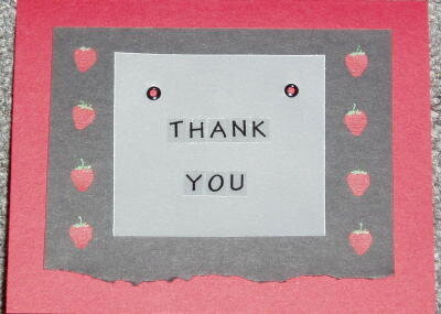 Strawberry Thank You