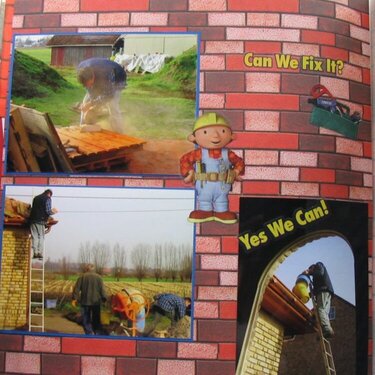 Bob The Builder - Left page