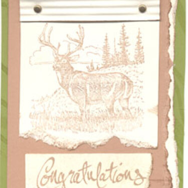 Another Noble Deer Card