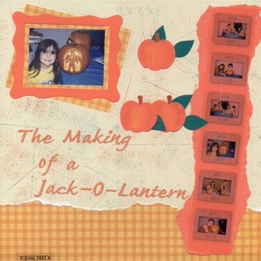 The Making of a Jack-O-Lantern