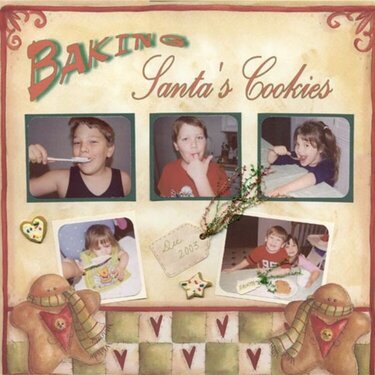 Baking Santa&#039;s Cookies