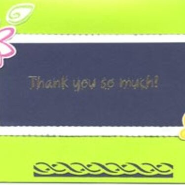 &#039;Thank You&#039; card