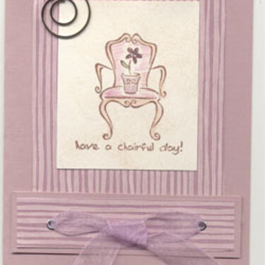 &#039;Chairful&#039; Day Card