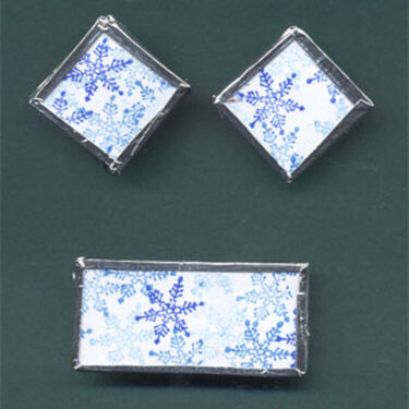 Snowflake Pin &amp; Earrings