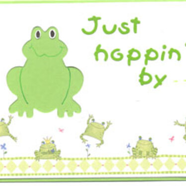 Hi - Frog Card
