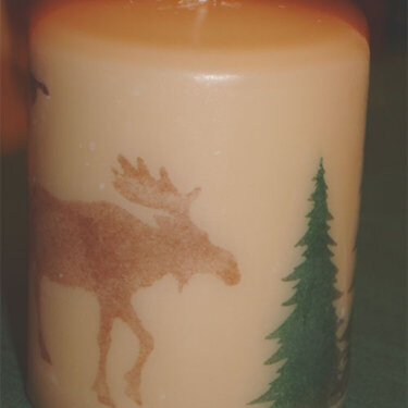 Moose Candle