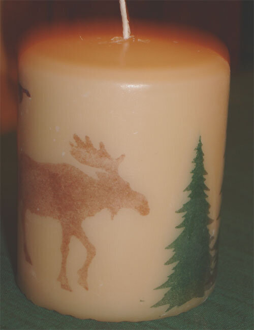 Moose Candle