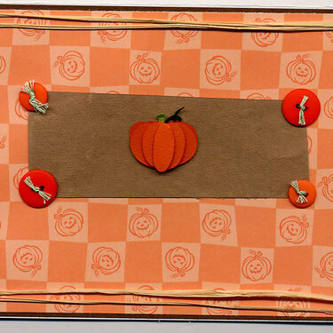 Pumpkin Halloween card