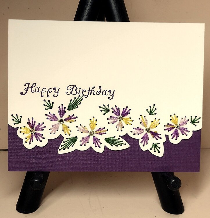 Marianne Design Stitched Daisies