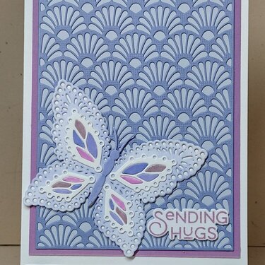 Spellbinders Stitched Glimmer Butterflies