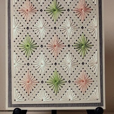 Spellbinders Stitched Diamond Argyle