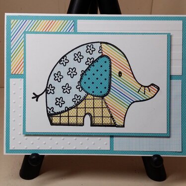 Woodware Patch Elephant