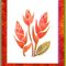 Embossing Paste, Stencils, & Variegated Metal Leaf