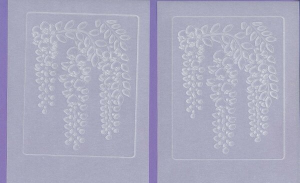 Embossing Vellum with Metal Stencil in Cuttlebug