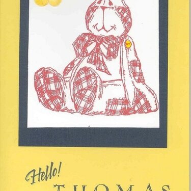 Card for Thomas