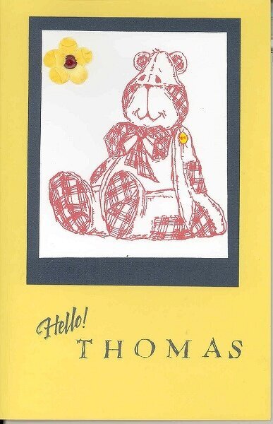 Card for Thomas