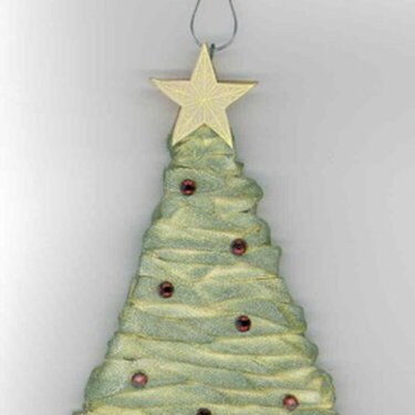 Ornaments:  Sticky-Back Canvas Christmas Trees