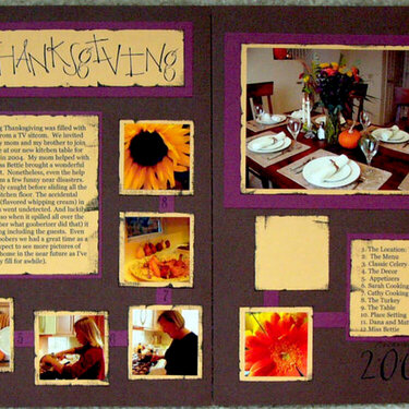 All Set For Thanksgiving 2004