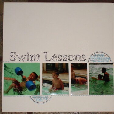 swim lessons left side