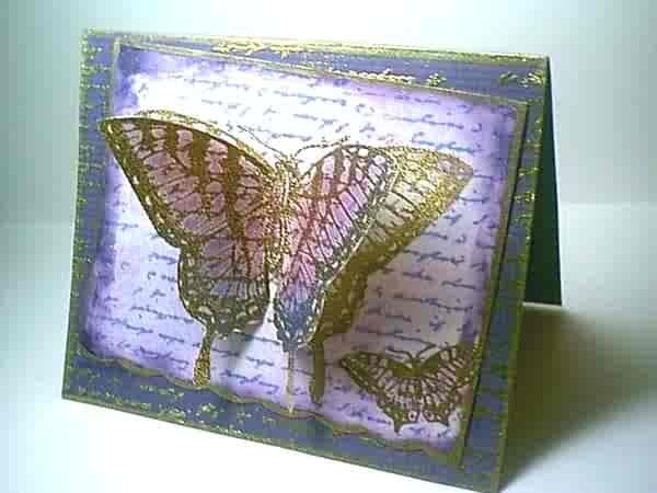 Pop up Butterfly card