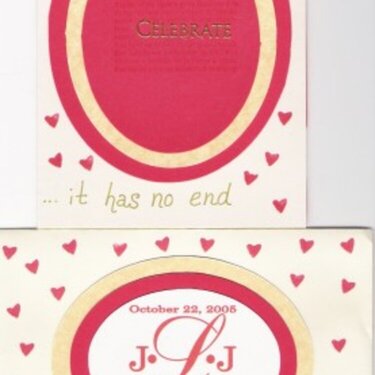 Wedding card- Love is a circle