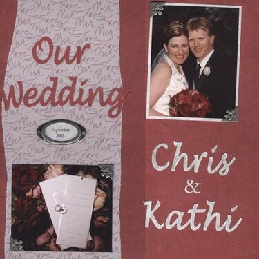 Our Wedding - Title Page