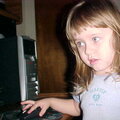 little computer girl