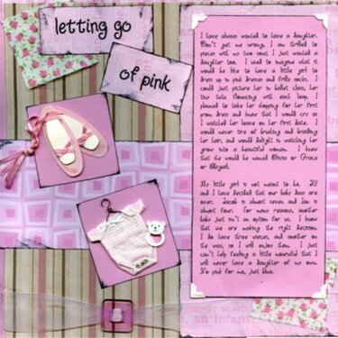 Letting Go Of Pink