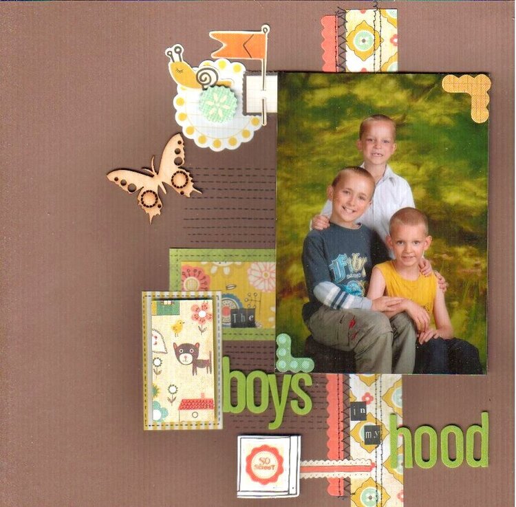 The Boys In My Hood ( DT Project for Scraptastic Club)