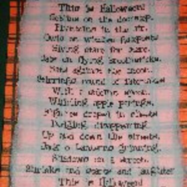 Halloween Poem