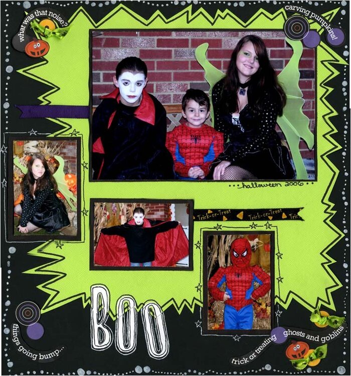 Boo~Oct Calendar Page