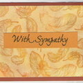 Sympathy Card Sample