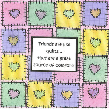 Quilt Friendship Card