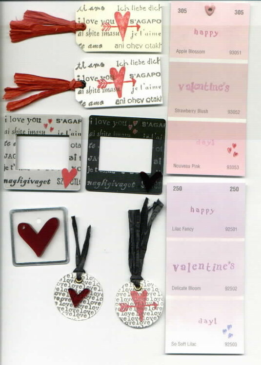 valentines tags